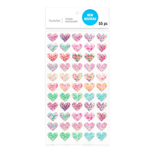 Confetti Heart Stickers by Recollections&#x2122;
